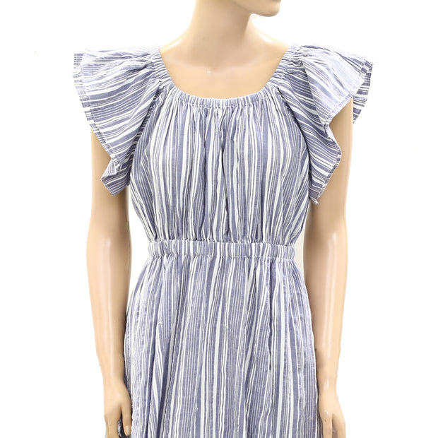 Kerri Rosenthal Tailor Stripe Midi Dress