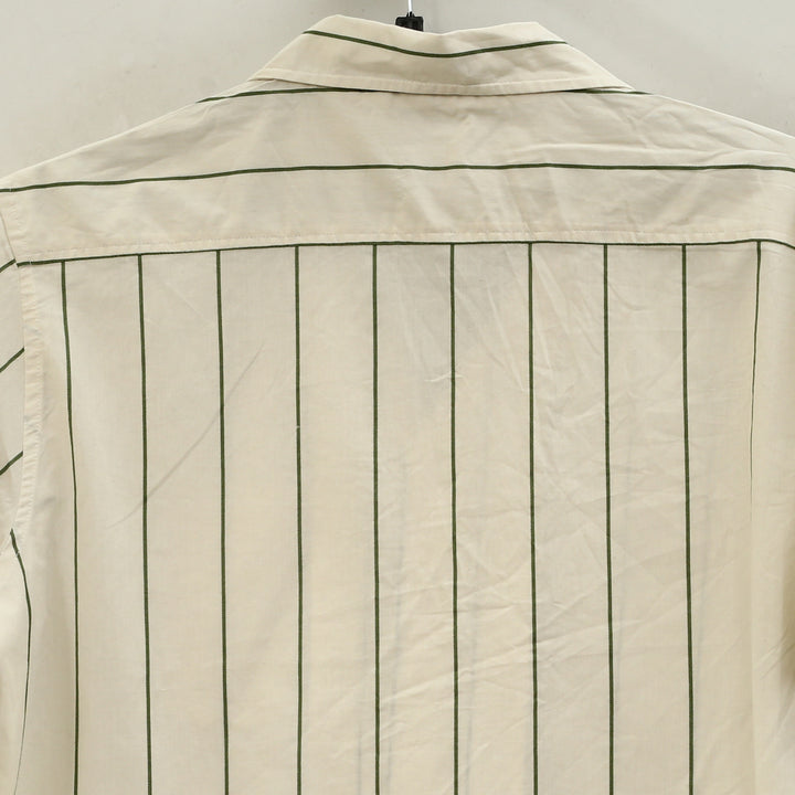 Bode Celery Stripe Short Sleeves Shirt