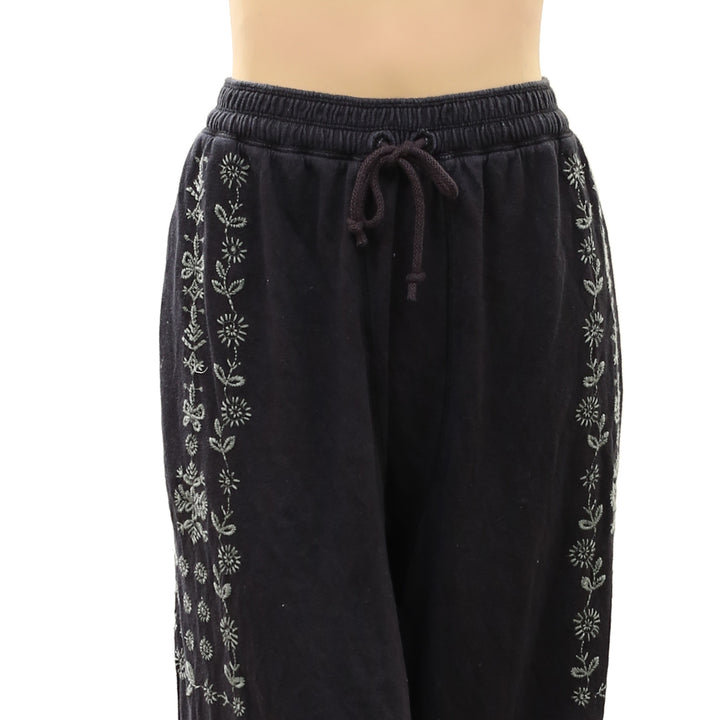 Free People Embroidery Trouser Pants