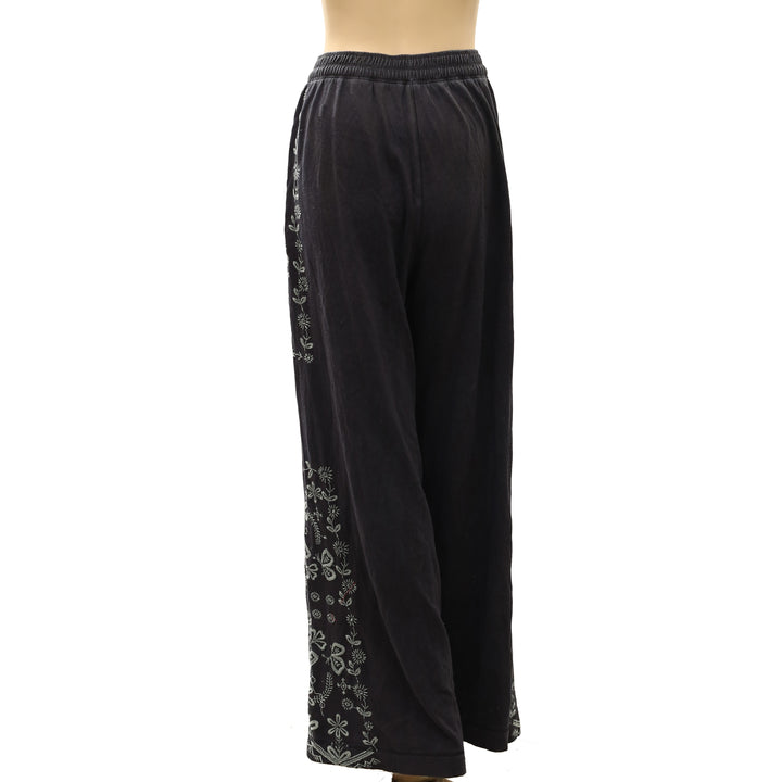 Free People Embroidery Trouser Pants