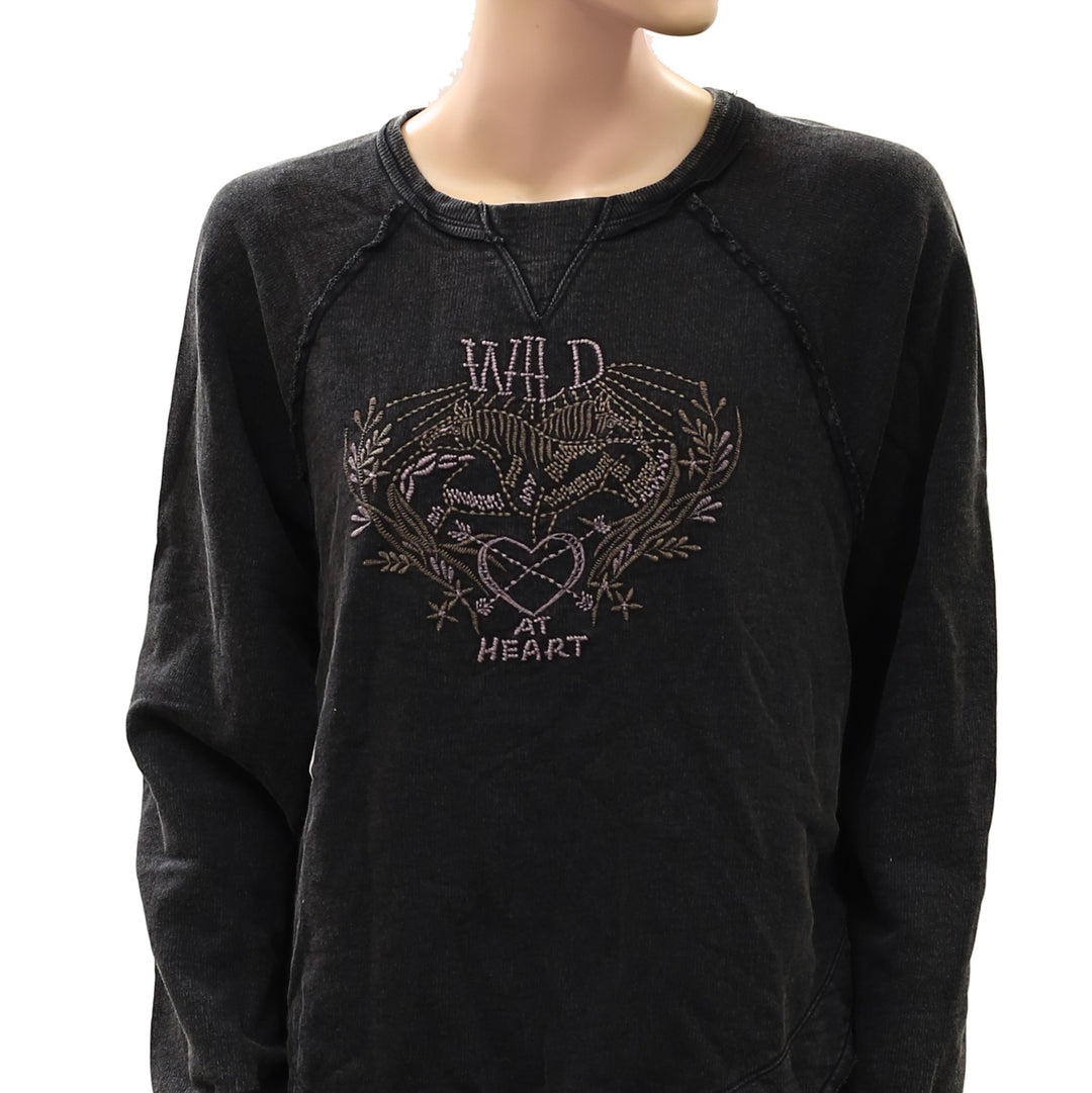 Free People We The Free Sweatshirt Blouse Top