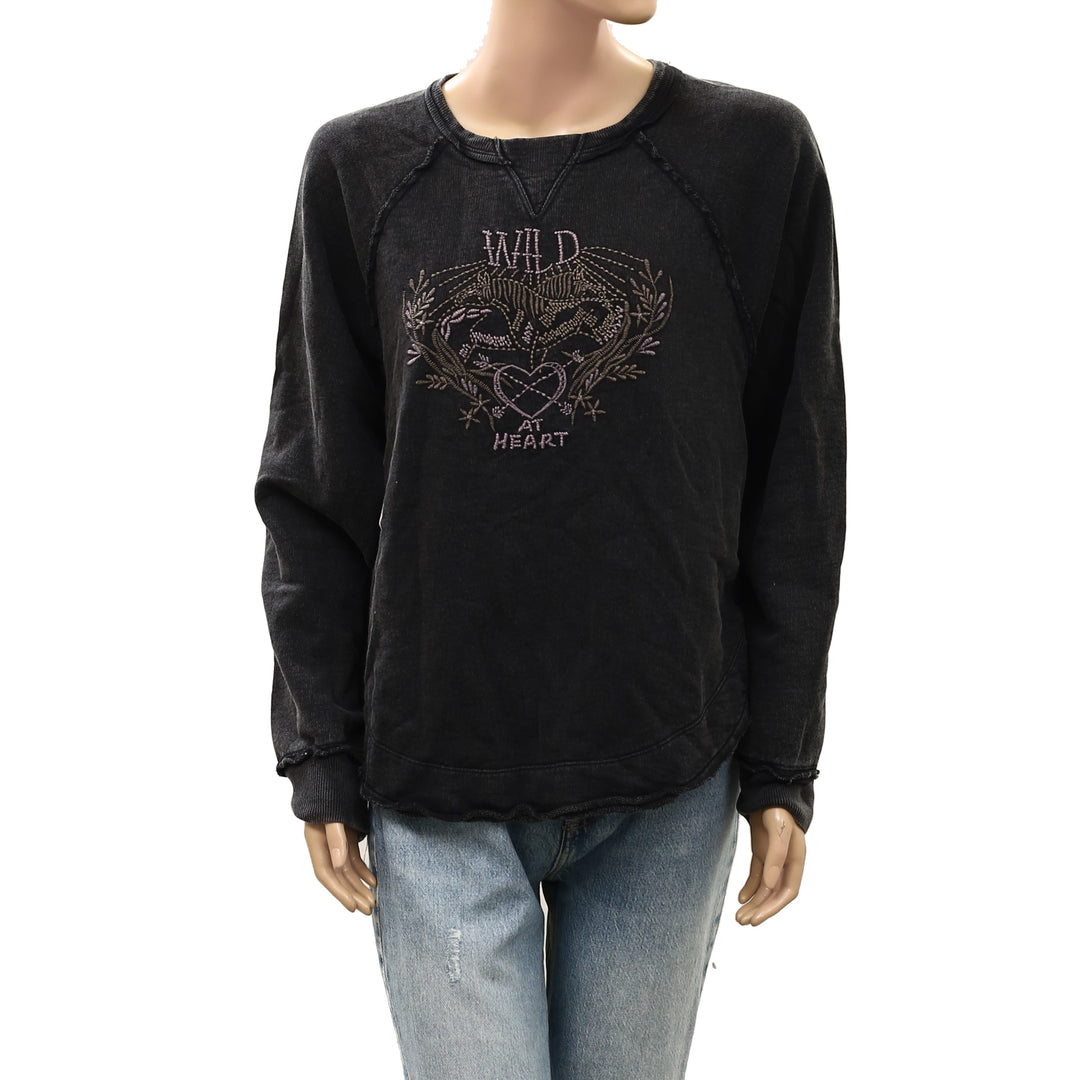 Free People We The Free Sweatshirt Blouse Top