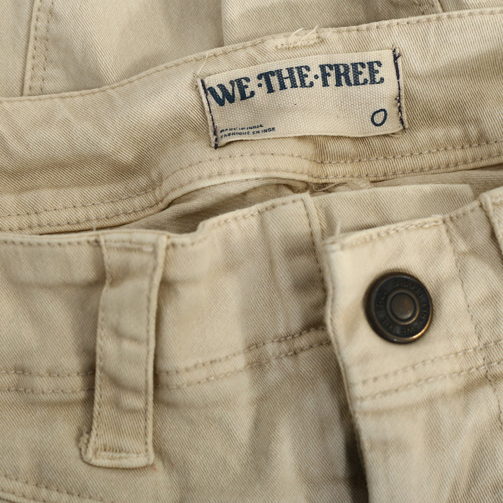 Free People We The Free Slim Solid Straight Pants