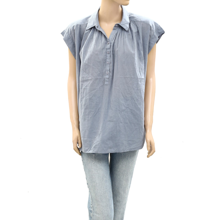 Nili Lotan Normandy Shirt Tunic Top