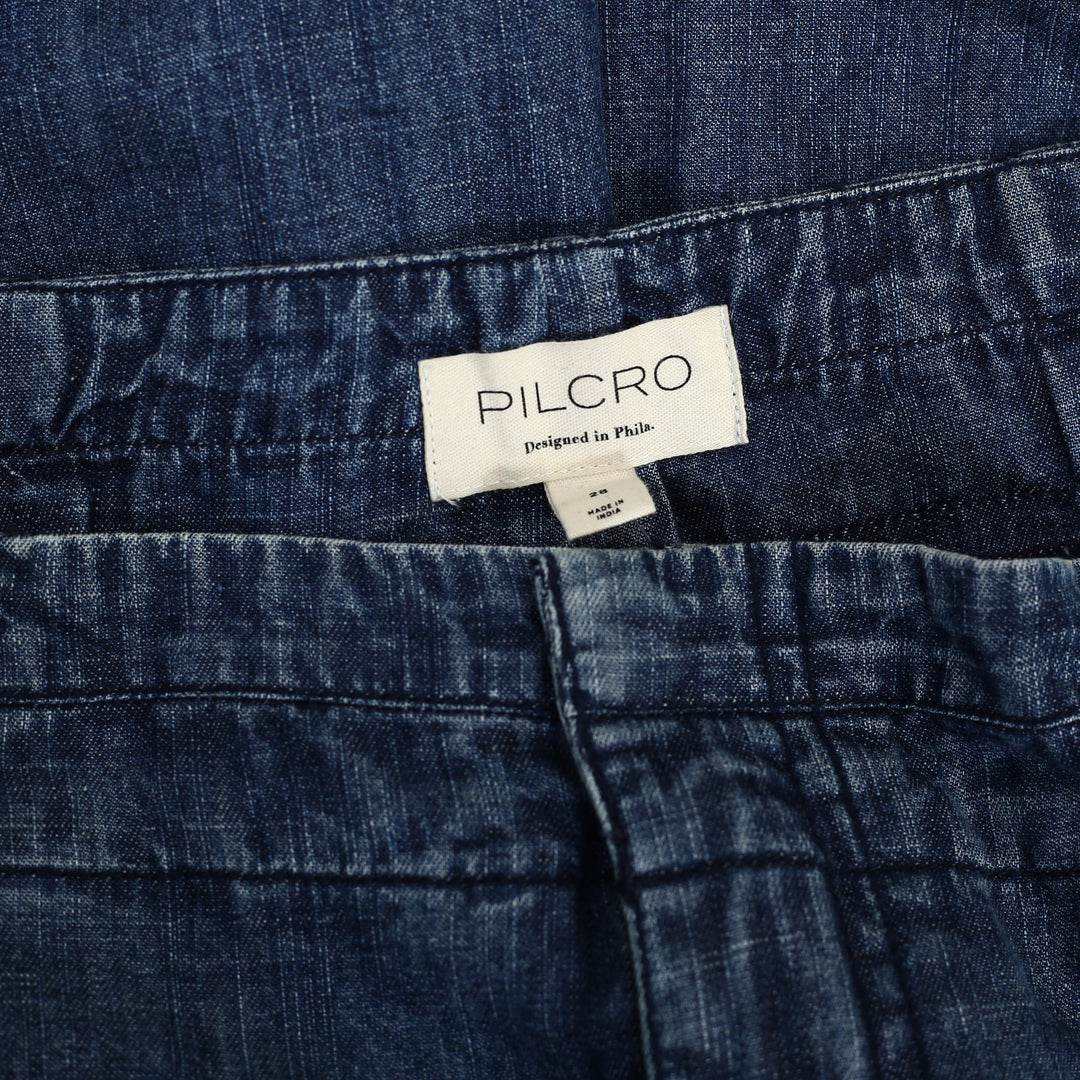 Anthropologie Pilcro Utility Curve Mid-Rise Relaxed-Leg Jeans Pants