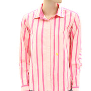 Kerri Rosenthal Pia Wide Stripe Shirt Tunic Top