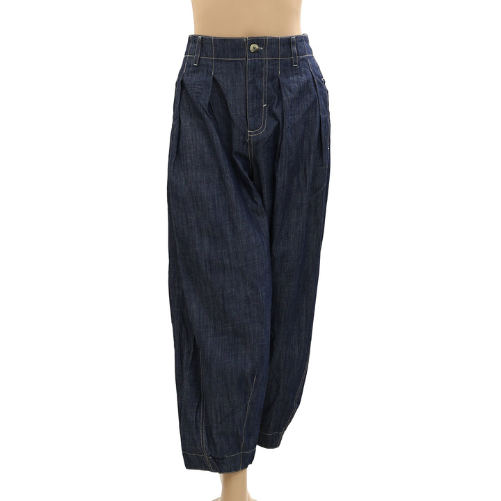 Free People We The Free Ridley Pull-On Barrel Jeans Pants
