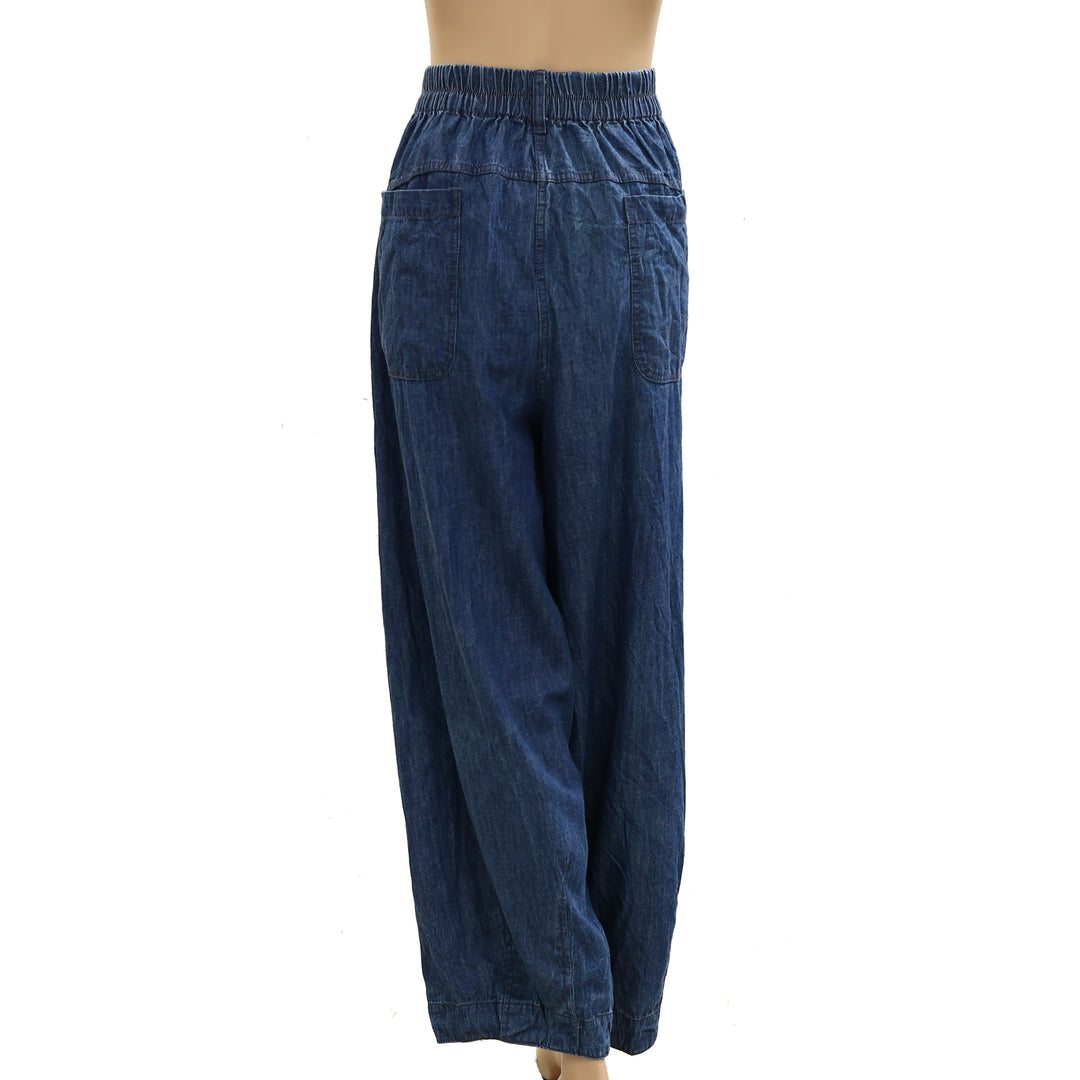 Free People We The Free Ridley Pull-On Barrel Jeans Pants