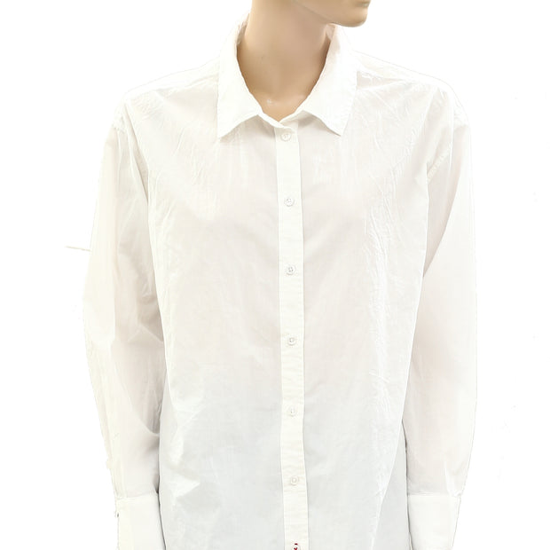Voyageur By Mersea Brontë Relaxed Button Up Shirt Top