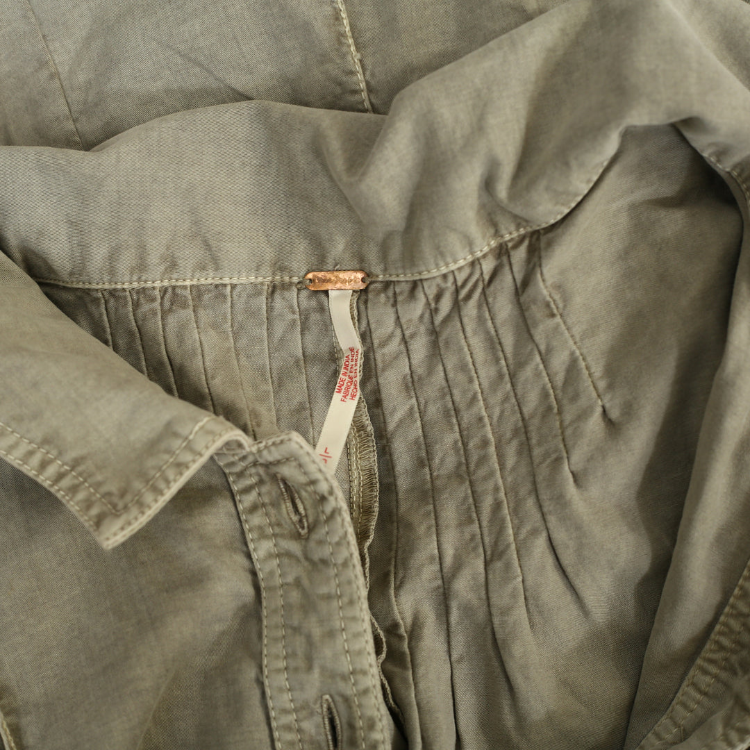 Free People Keep It Crisp Shortall Romper