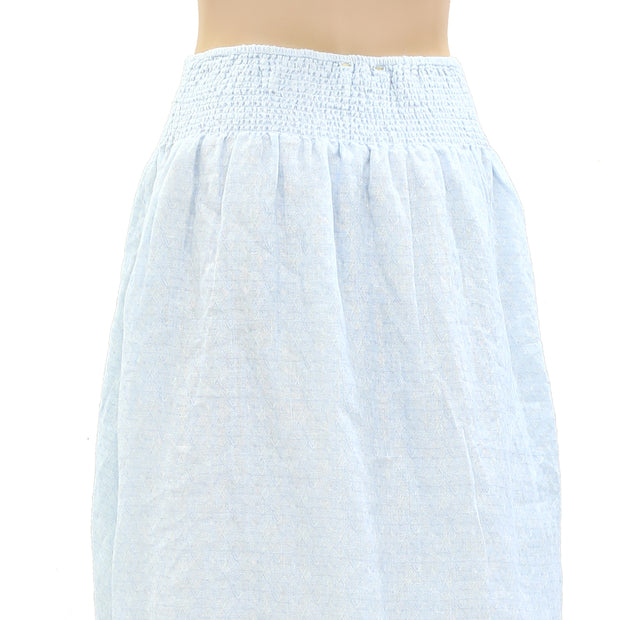 Kerri Rosenthal Printed Smocked Maxi Skirt