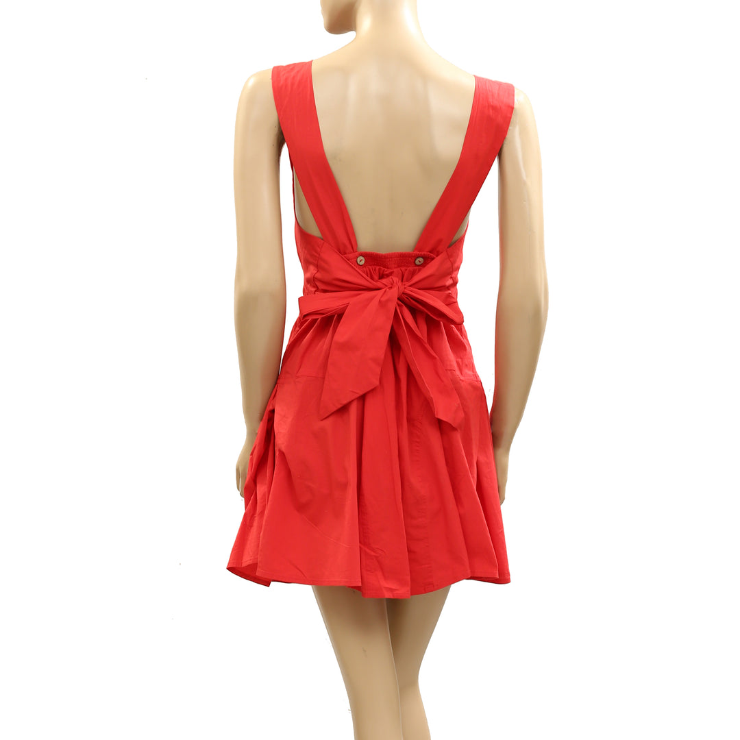 eye catching mini dress Eye Catcher Eyelet Mini Dress S / sky blue