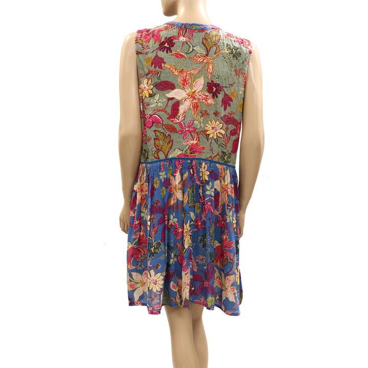By Anthropologie Floral Printed Mini Dress