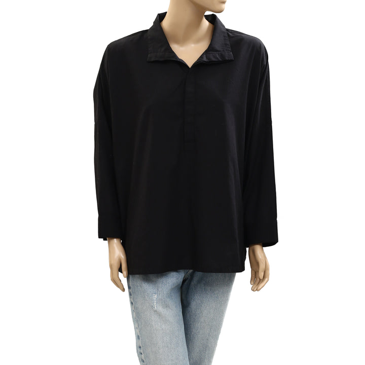 Voyageur By Mersea Emerson Pop Up Collar Top