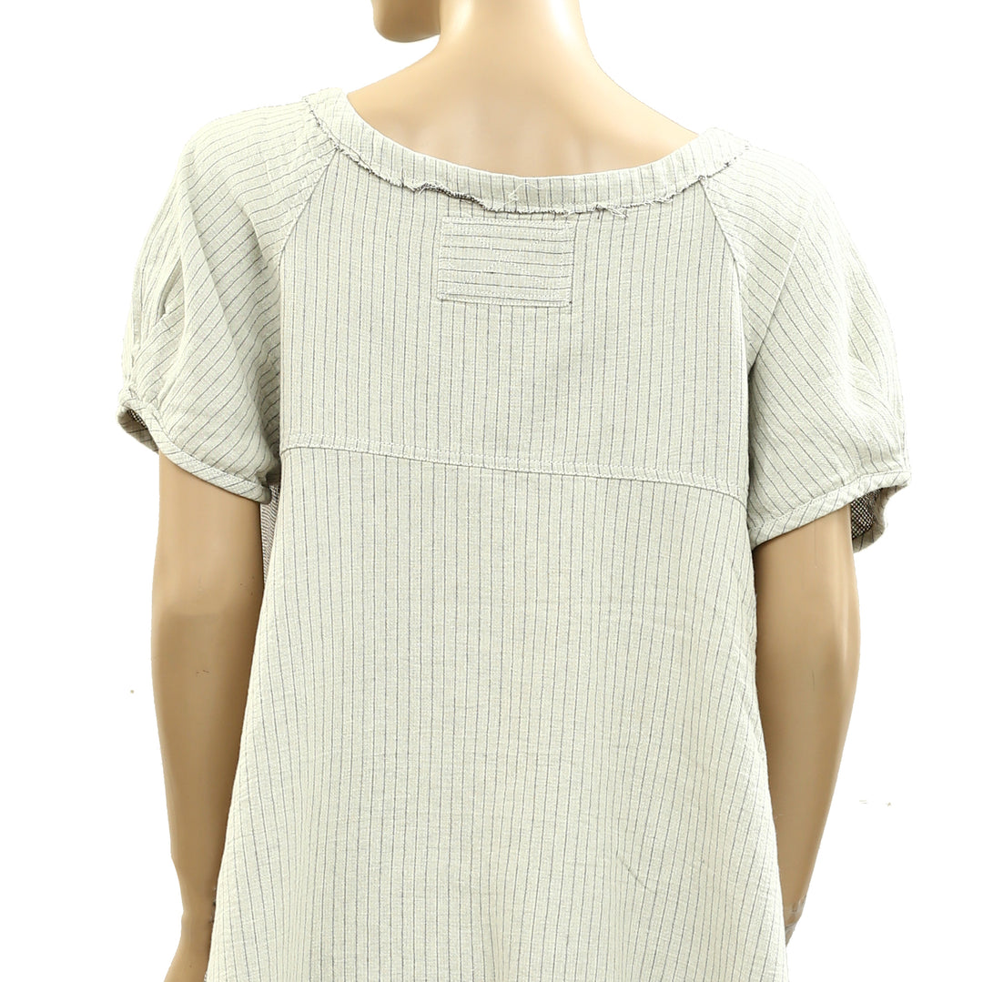 Free People We The Free Sunset City Menswear Tunic Top