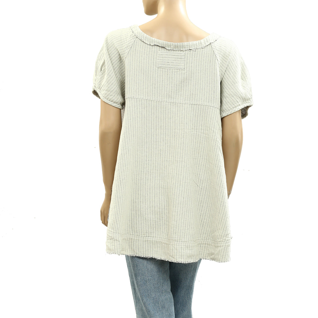 Free People We The Free Sunset City Menswear Tunic Top