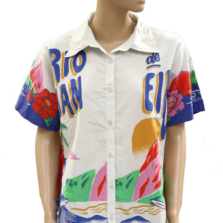 Farm Rio De Janeiro Shirt Tunic Top