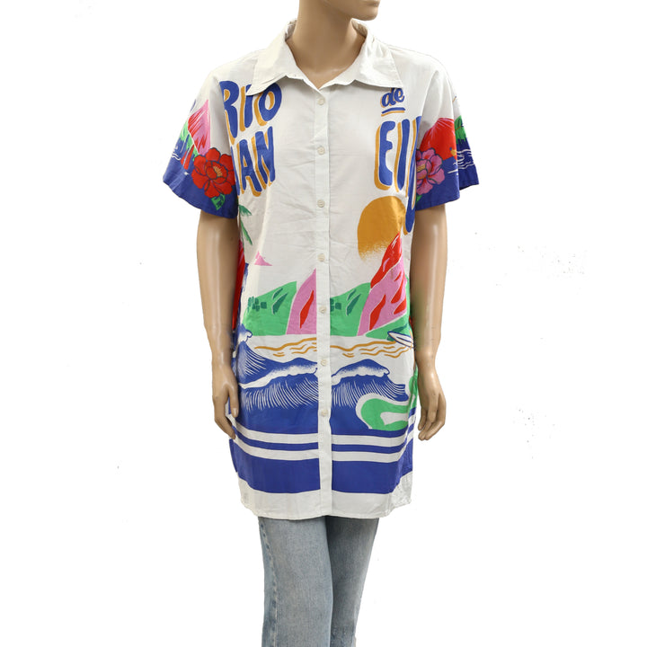 Farm Rio De Janeiro Shirt Tunic Top