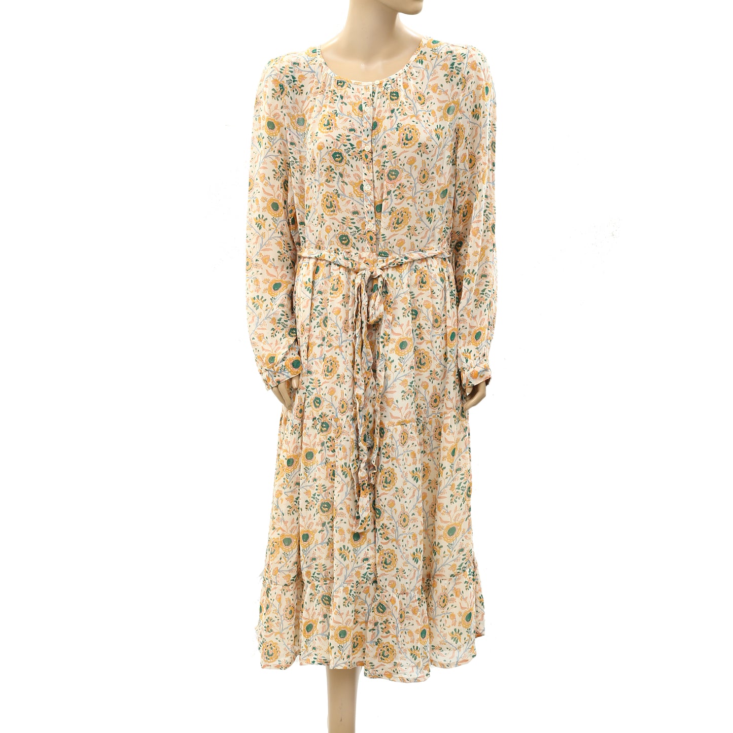 LEON & HARPER Floral Printed Midi Dress