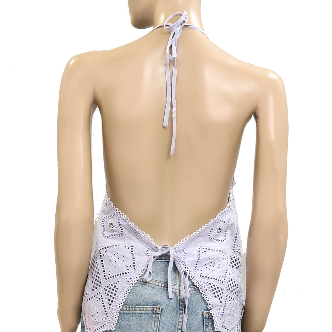 Free People Hankie Halter Tank Top