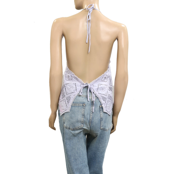 Free People Hankie Halter Tank Top