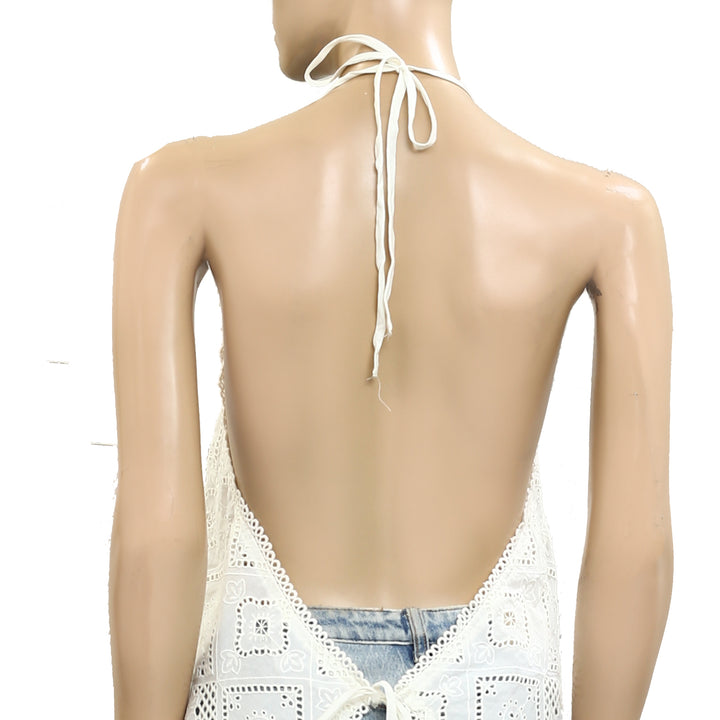 Free People Hankie Halter Tank Top