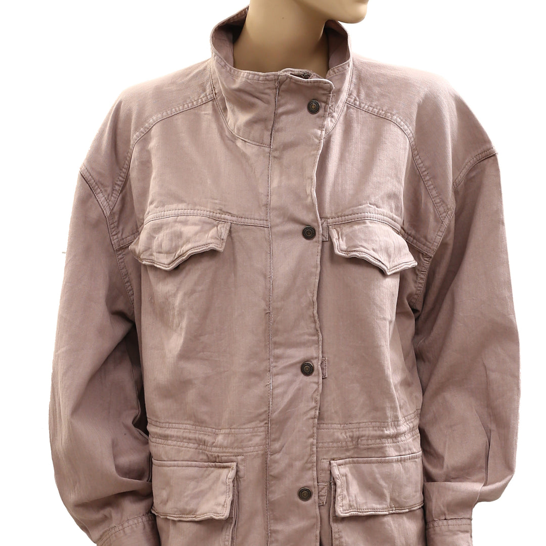 Free People We The Free Arya Utility Jacket Zip up Top