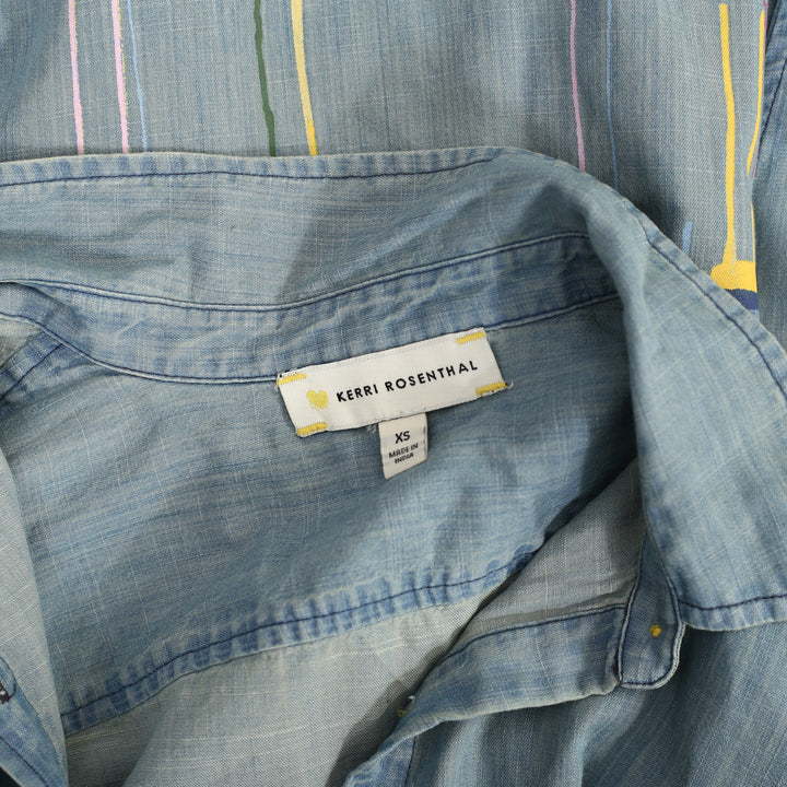 Kerri Rosenthal Mia Denim Shirt Top