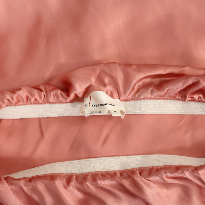 By Anthropologie Bias-Cut Lace-Trim Midi Skirt