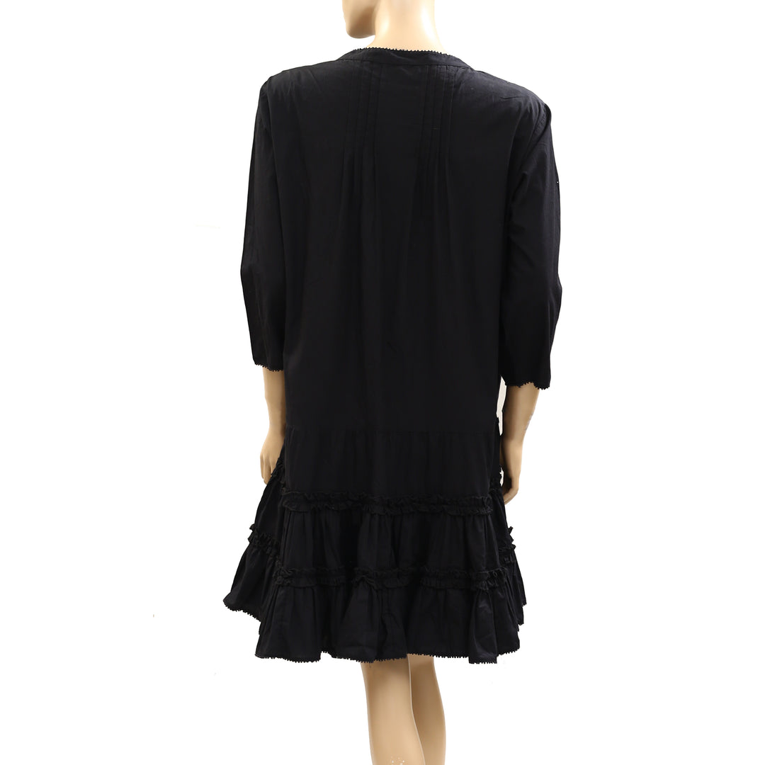 Kerri Rosenthal Tiered Ruffle Mini Dress