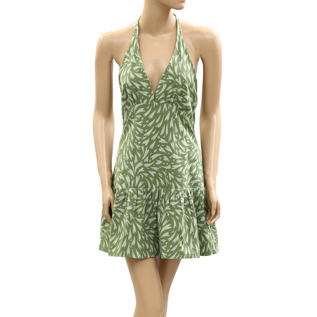 cecil mini dress Free People Cecil Mini Dress Brown Patina Combo / XS