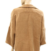 Pilcro Anthropologie Gauze Kimono Tunic Top