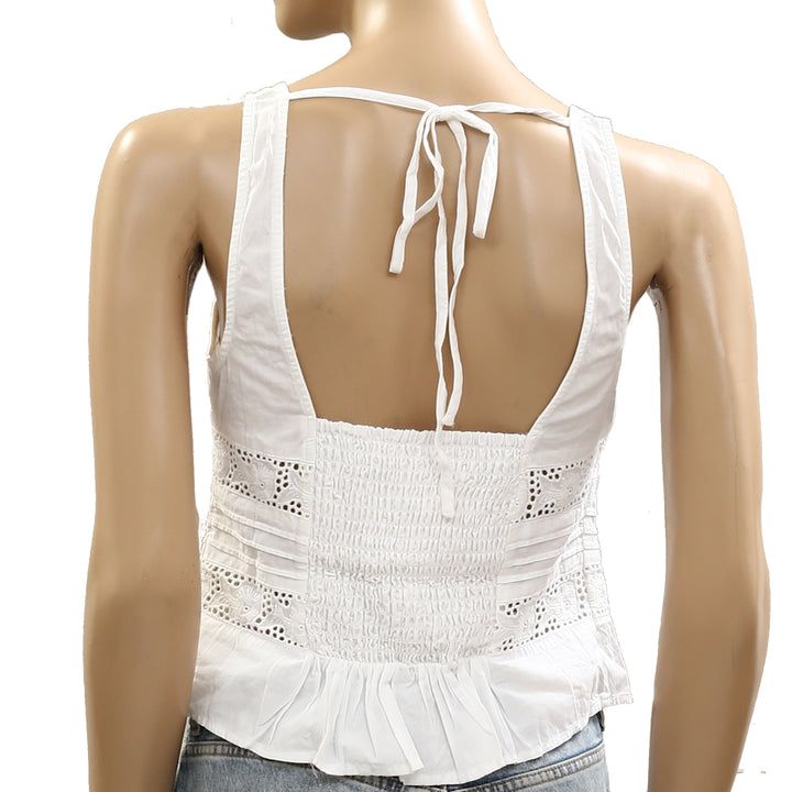 Free People Kianna Lace Tank Cami Blouse Top