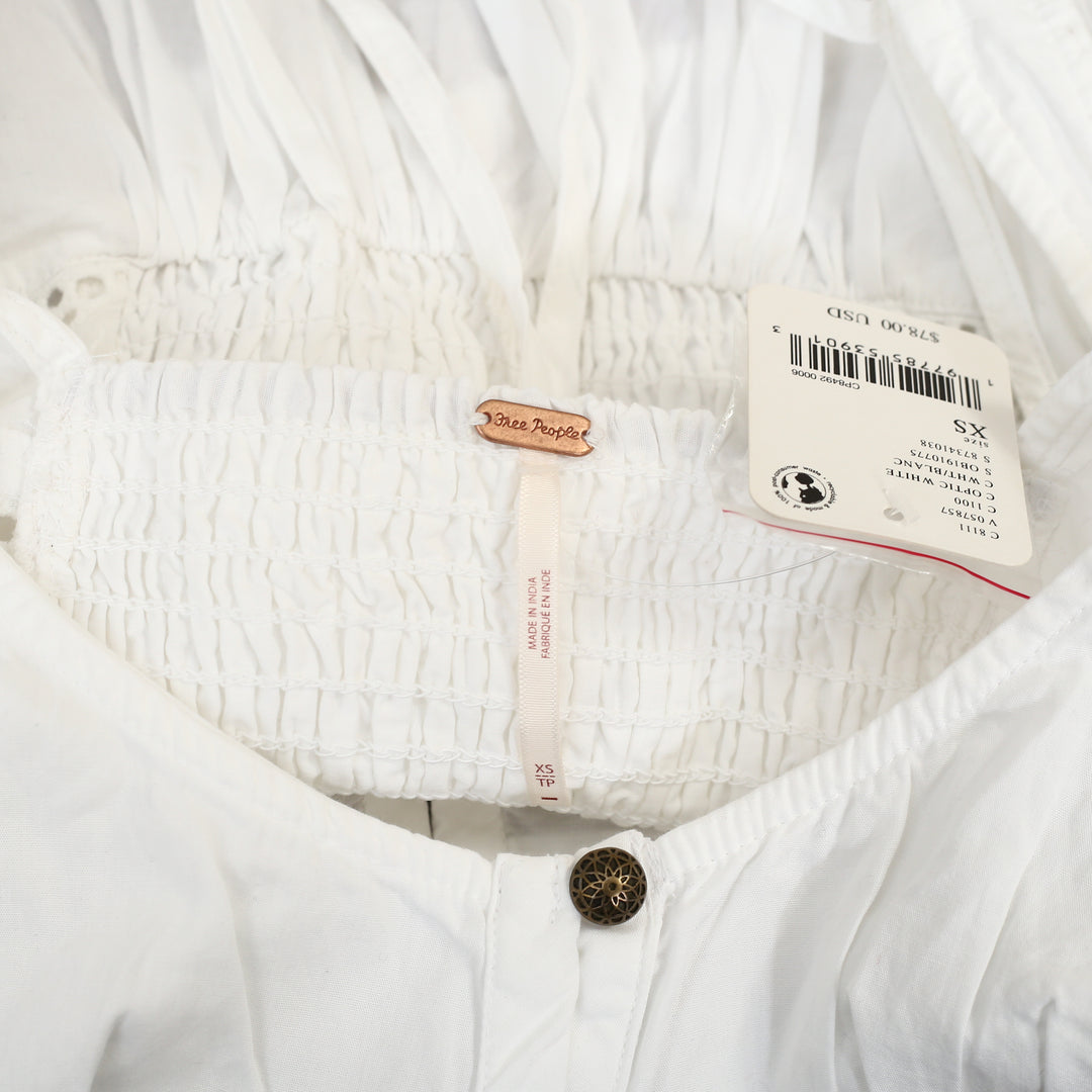 Free People Kianna Lace Tank Cami Blouse Top