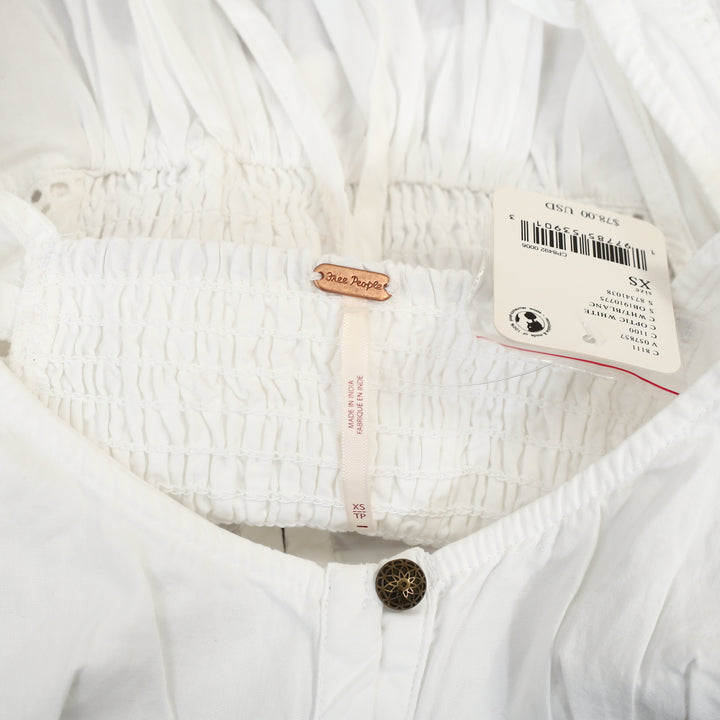 Free People Kianna Lace Tank Cami Blouse Top