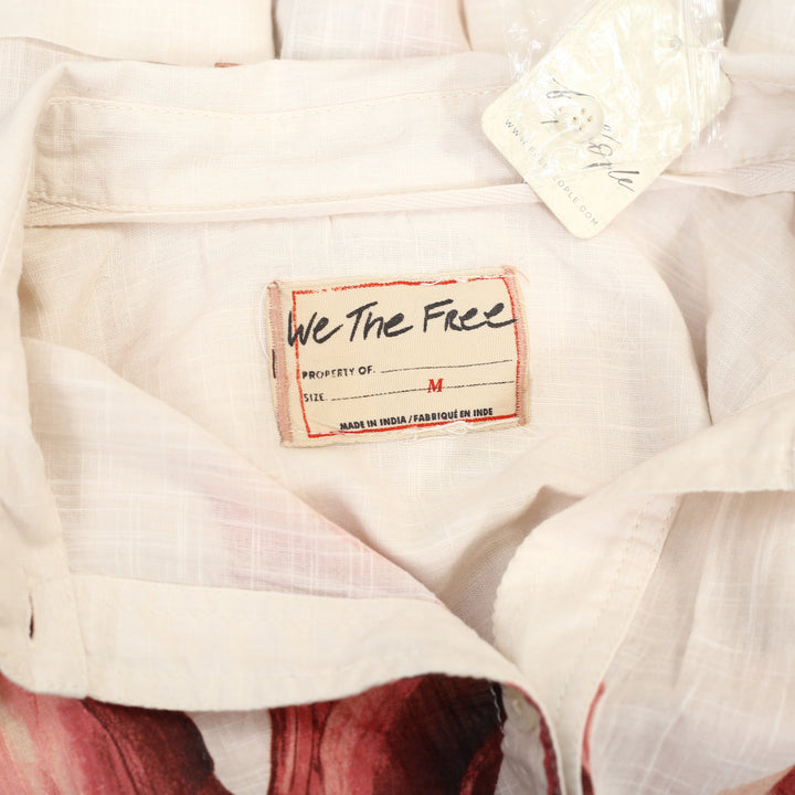 Free People We The Free Super Bloom Shirt Blouse Top