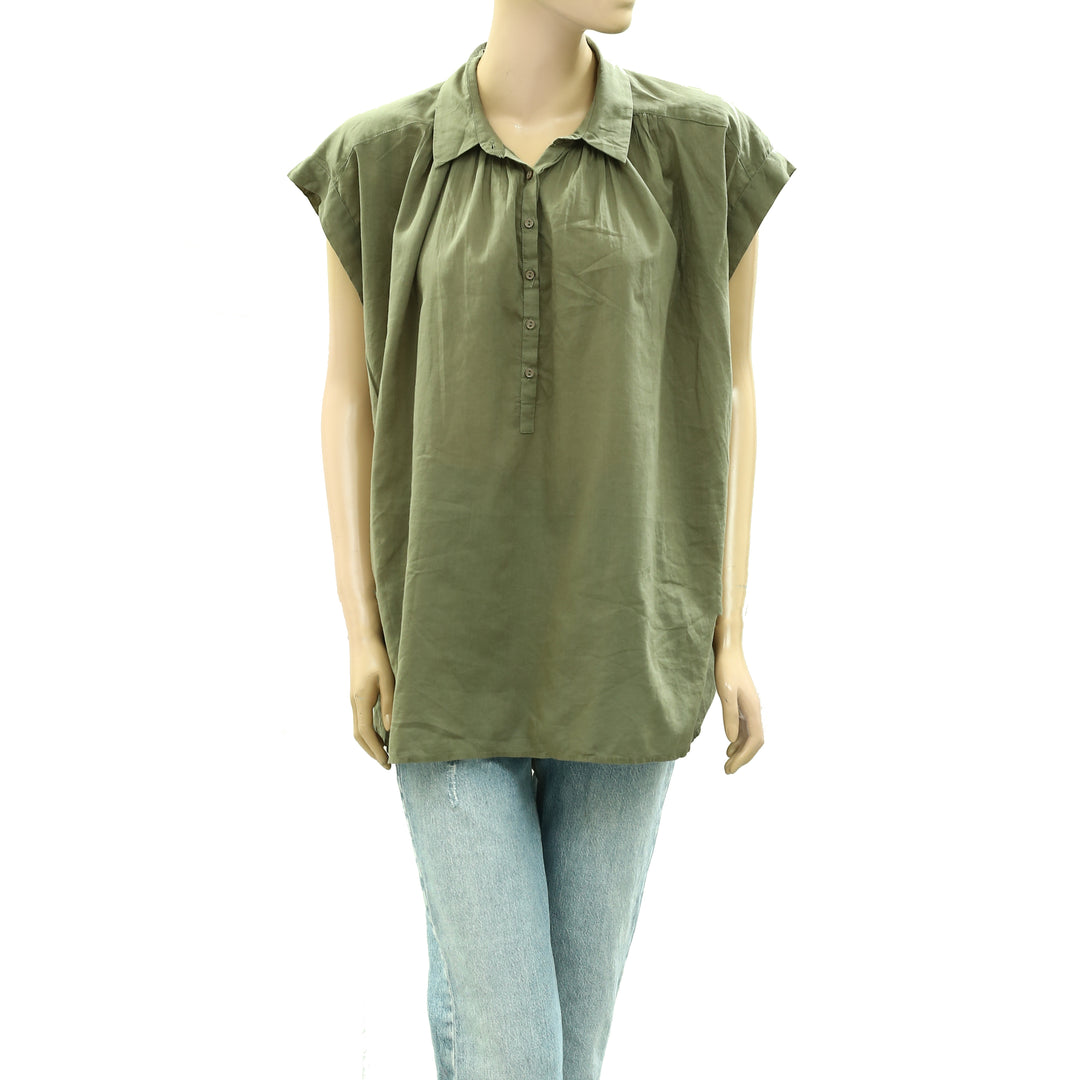 Nili Lotan Normandy Shirt Tunic Top