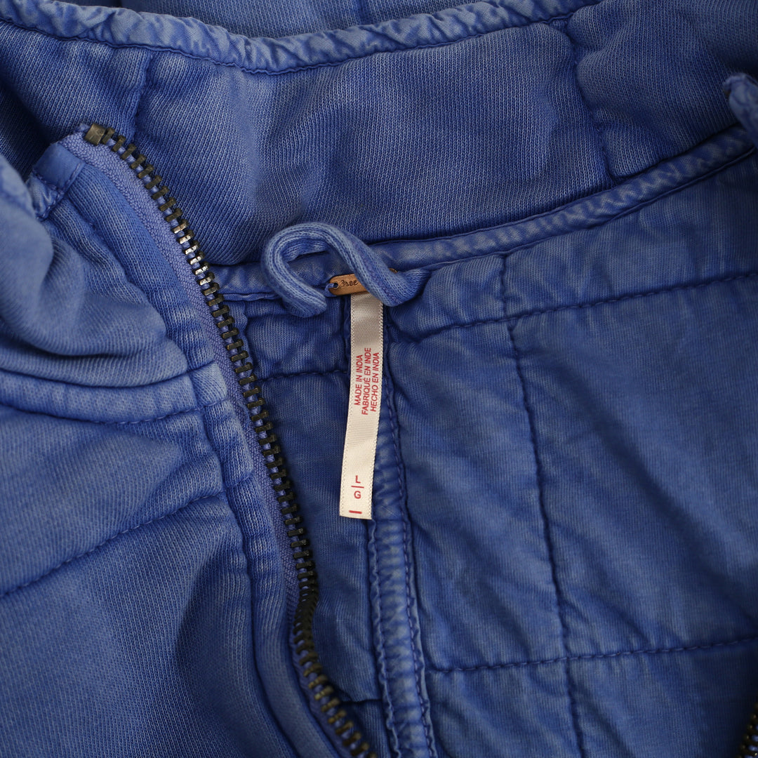 Free People Dolman Quilted Knit Jacket Top