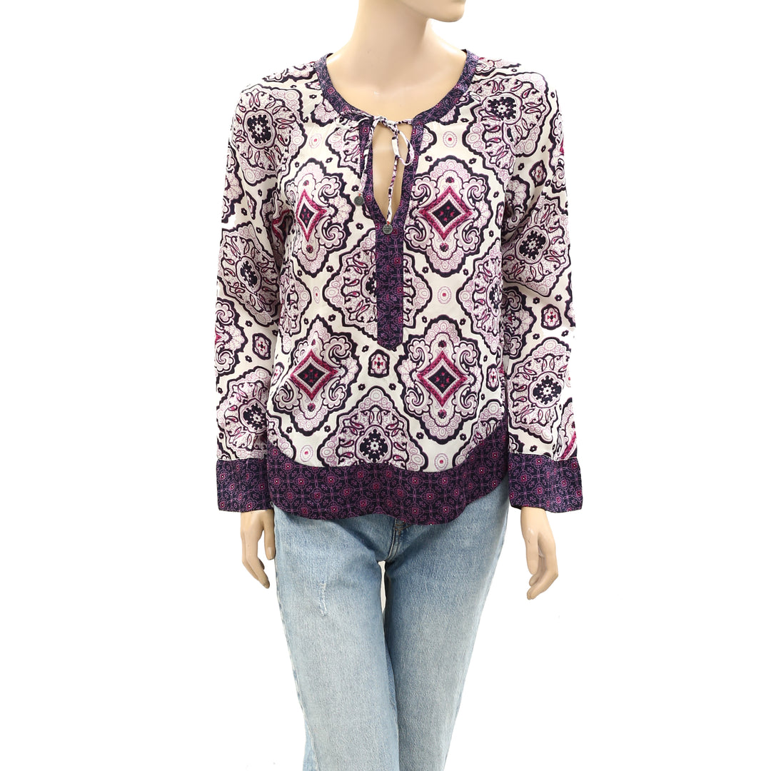 Odd Molly Anthropologie Paisley Printed Blouse Top