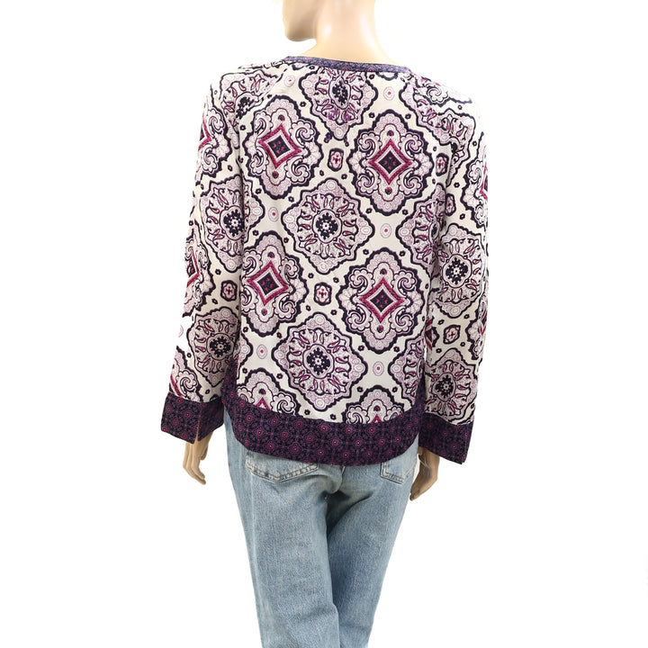 Odd Molly Anthropologie Paisley Printed Blouse Top