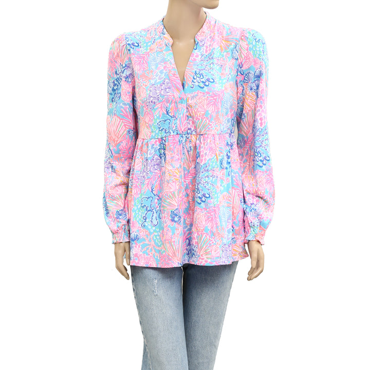 Lilly Pulitzer Winona Knit Tunic Top S