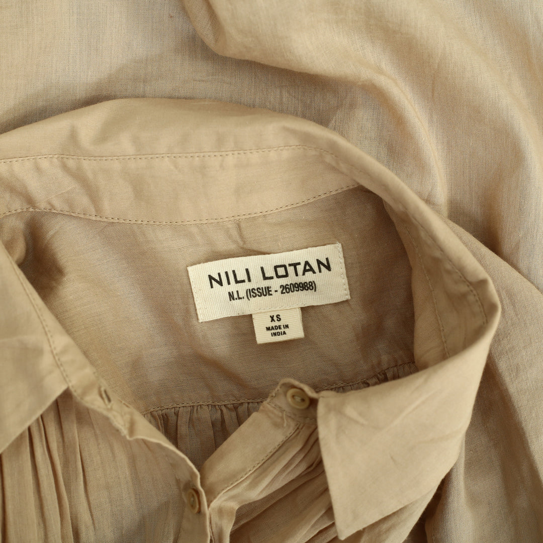 Nili Lotan Normandy Shirt Tunic Top