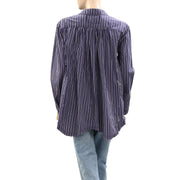 Free People We The Free Striped Tunic Shirt Top