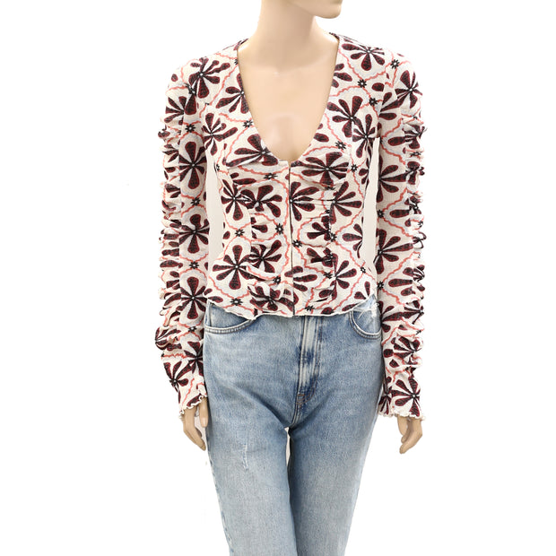 Free People Through The Meadow Blouse Top
