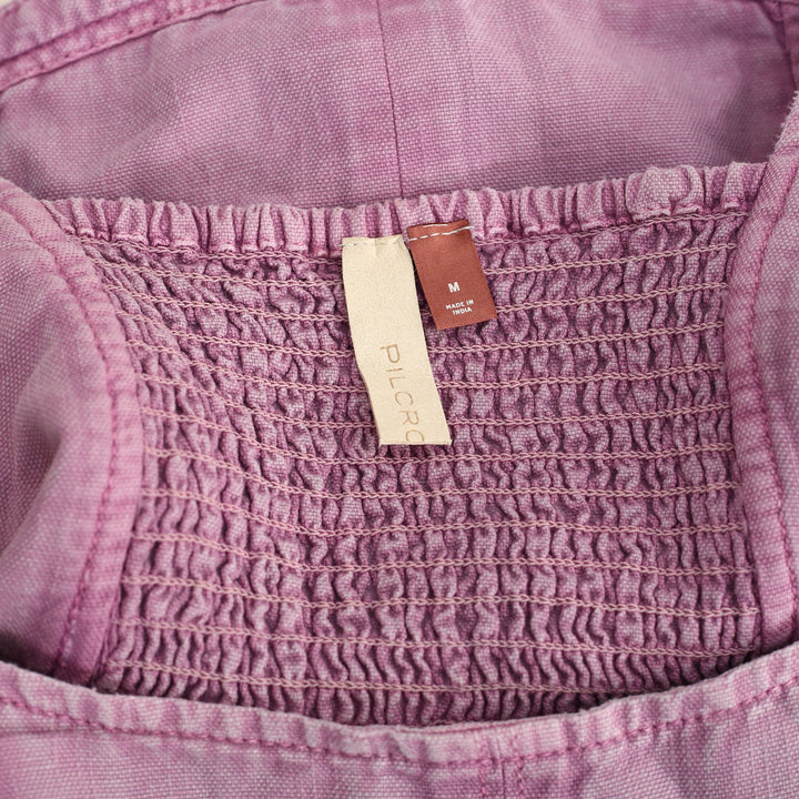 Pilcro Anthropologie Corset Tank Cropped Top