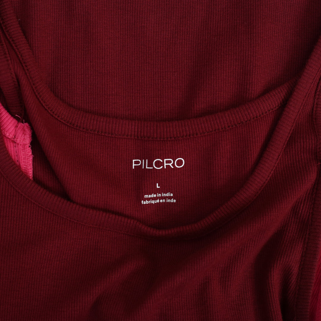 Anthropologie Pilcro Double Trouble Layered Tank Blouse Top