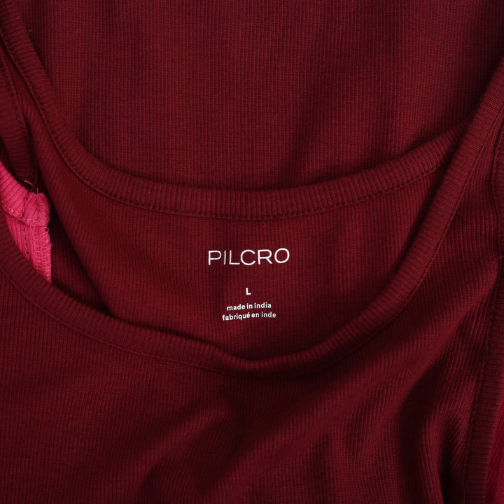 Anthropologie Pilcro Double Trouble Layered Tank Blouse Top