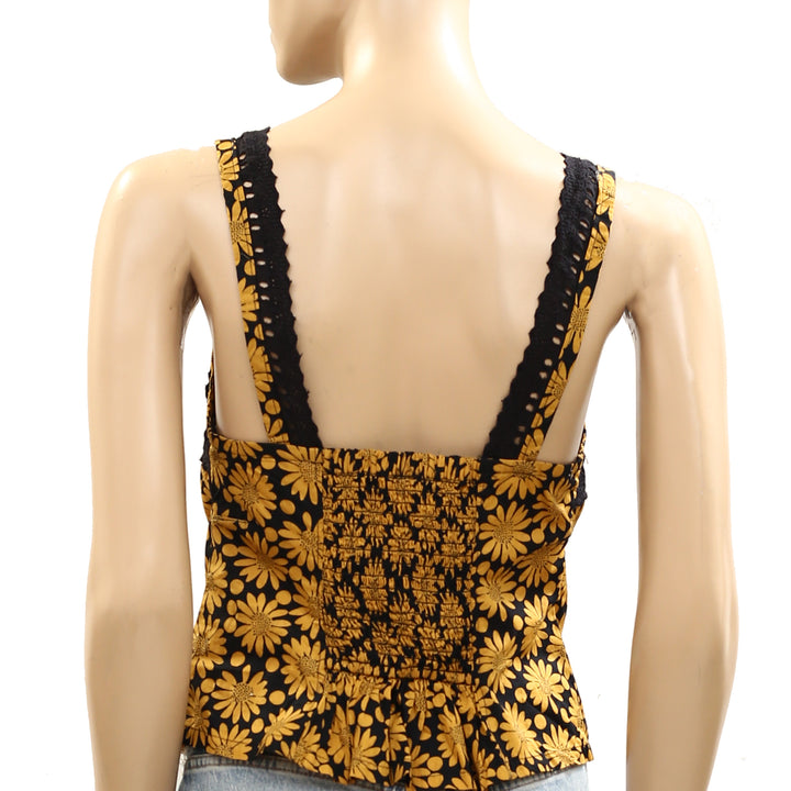 Free People Love Me Not Printed Tank Top