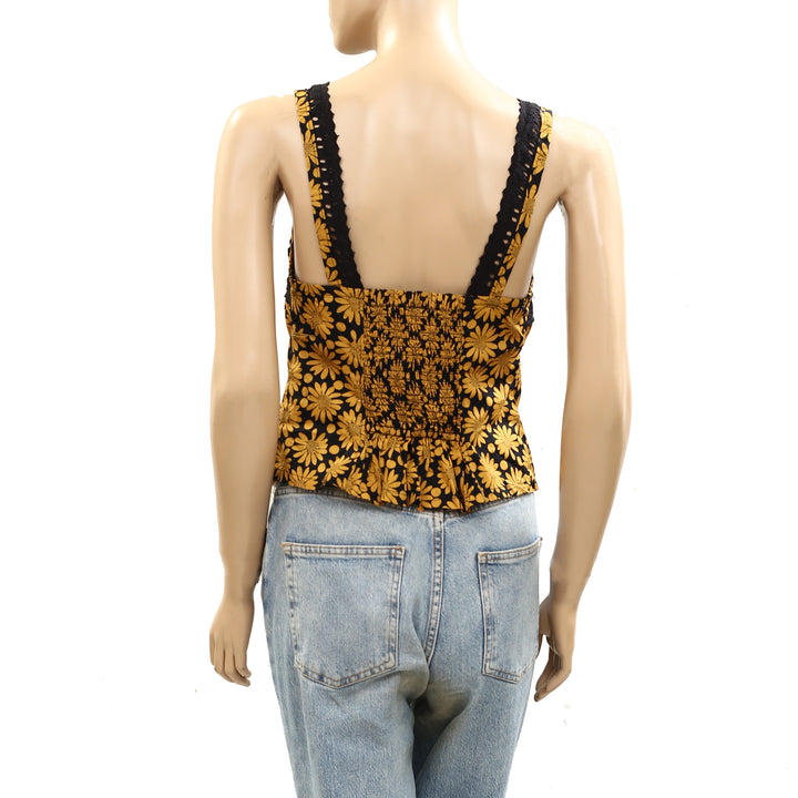 Free People Love Me Not Printed Tank Top