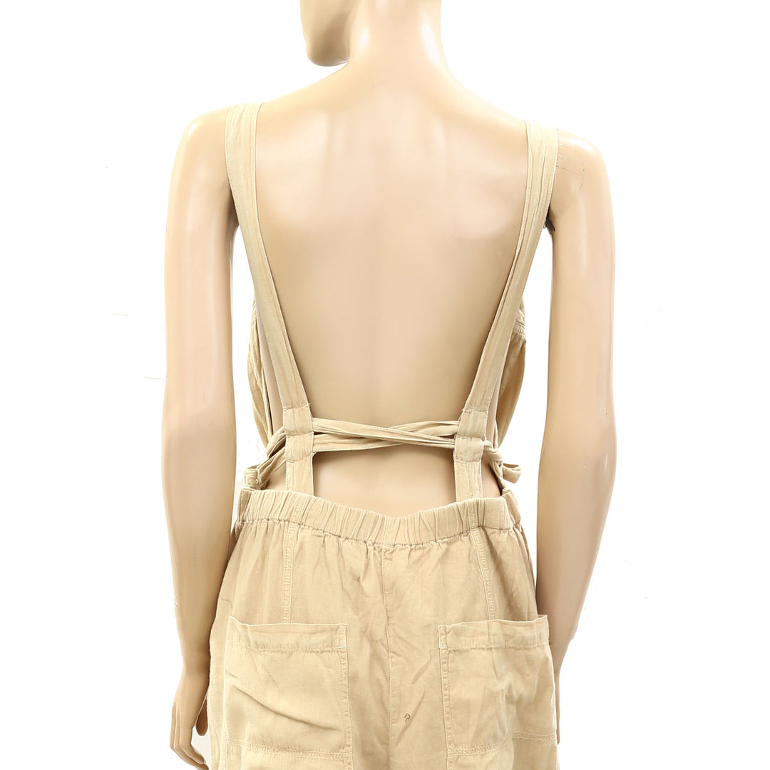 Free People Pretty Simple Utility Jumpsuit Dress